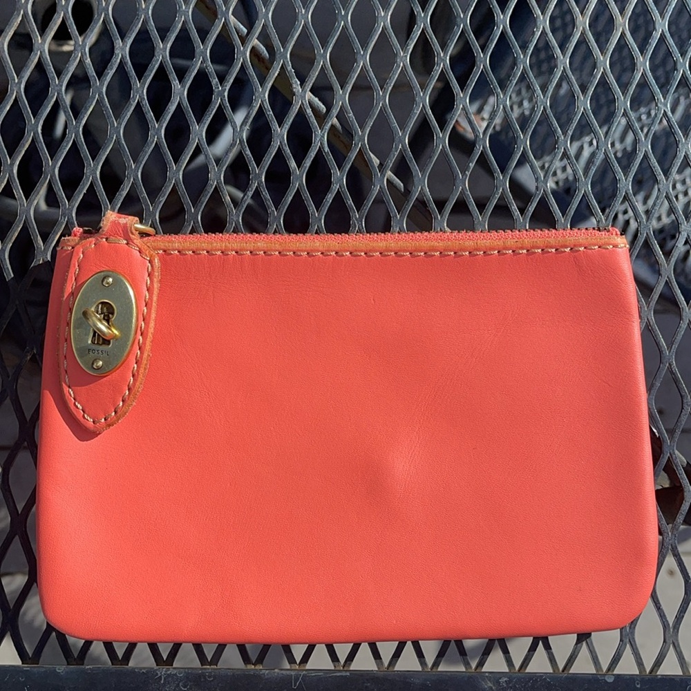 Leather FOSSIL Zip Lock Pouch - Picture 7 of 11